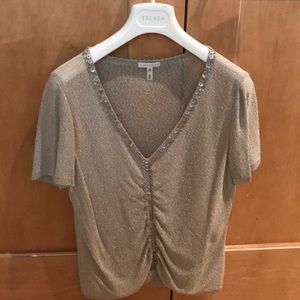 Escada silver top